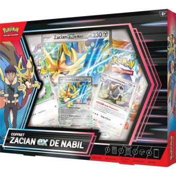 Box 4 Boosters - Nabil's Zacian-ex - Pokémon - FR 🇫🇷