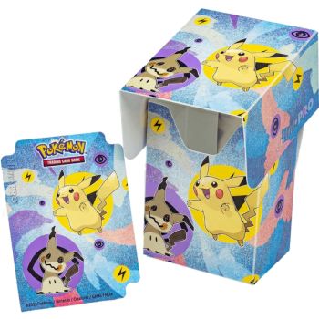 photo Deck Box - Full View: Pikachu & Mimikyu - Ultra Pro - Pokémon