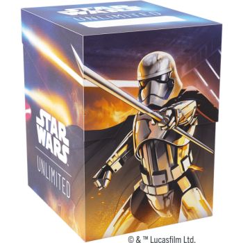 photo Deck Box - Soft Crate: Captain Phasma/Stormtrooper - Star Wars: Unlimited - Gamegenic