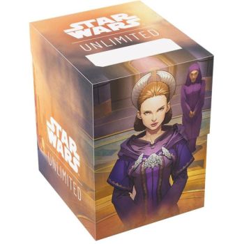 photo Deck Box - Soft Crate: Padme/Palpatine - Star Wars: Unlimited - Gamegenic