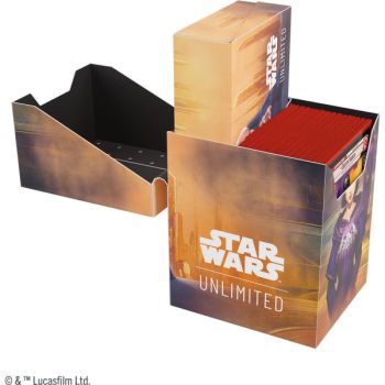 Deck Box - Soft Crate: Padme/Palpatine - Star Wars: Unlimited - Gamegenic