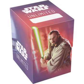 photo Deck Box - Soft Crate: Qui-Gon Jinn - Star Wars: Unlimited - Gamegenic