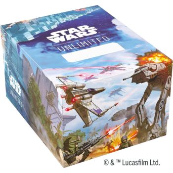 photo Deck Box - Soft Crate Twin Suns: Battle of Scarif - Star Wars: Unlimited - Gamegenic