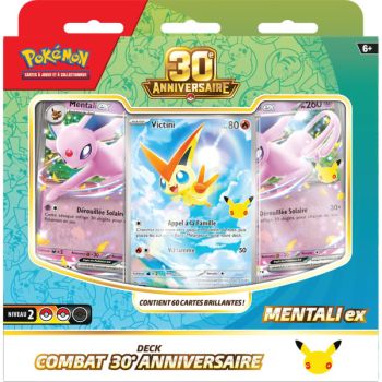 Battle Deck - 30th Anniversary: Espeon ex - Pokémon - 30 years - FR