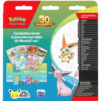 Battle Deck - 30th Anniversary: Espeon ex - Pokémon - 30 years - FR