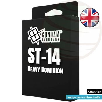 photo Starter Deck - Heavy Dominion - Gundam CG - ST14 - EN