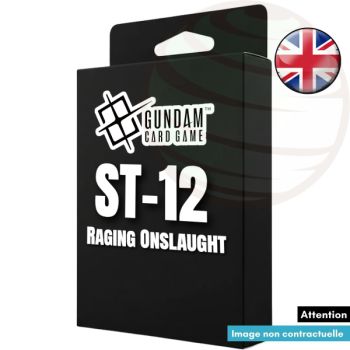 photo Starter Deck - Raging Onslaught - Gundam CG - ST12 - EN