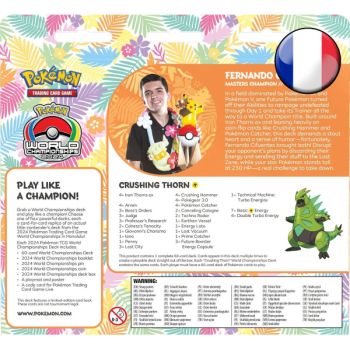 Pokémon TCG: World Championships 2024 Deck - Ironthorn-ex - Pokémon - FR