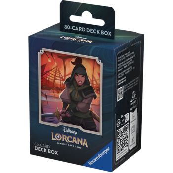 Disney Lorcana - Deck Box - Rise of the Floodborn (Set 2) - Mulan - Sealed