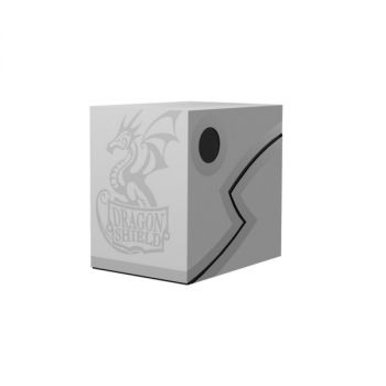 Dragon Shield - Deck Box - Double Shell - White/Black