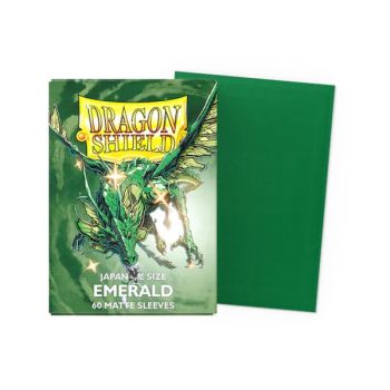 photo Dragon Shield Small Sleeves - Matte Emerald (60)