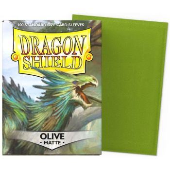 Dragon Shield - Standard Sleeves - Matte Olive (100)