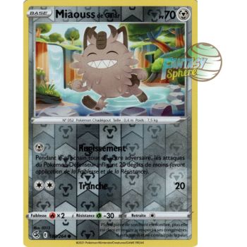 Item Galarian Meowth - Reverse 180/264 - Sword and Shield 8 Fusion Punch