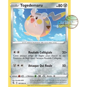 Item Togedemaru - Uncommon 187/264 - Sword and Shield 8 Fusion Fist