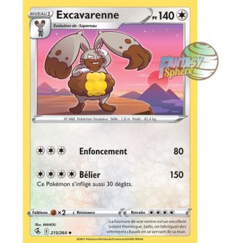 Item Excavator - Uncommon 215/264 - Sword and Shield 8 Fusion Fist