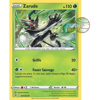 Item Zarude - Uncommon 27/264 - Sword and Shield 8 Fusion Fist