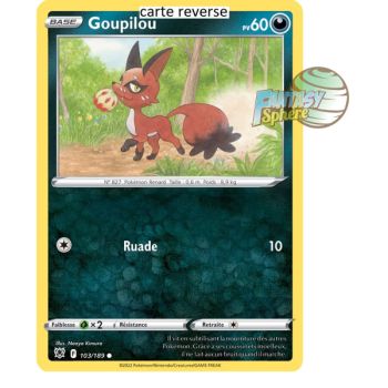 Item Goupilou - Reverse 103/189 - Sword and Shield 10 Radiant Stars