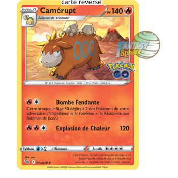 Item Camerupt - Reverse 14/78 - Sword and Shield 10.5 Pokemon GO