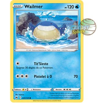 Item Wailmer - Reverse 31/159 - Sword and Shield 12.5 Zenith Supreme