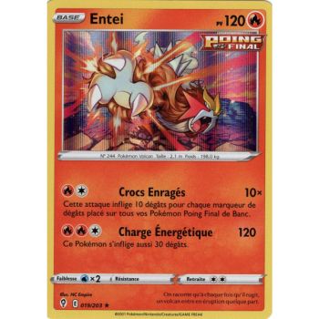 photo Entei - Holo Rare 19/203 - Sword and Shield 7 Evolution Celeste