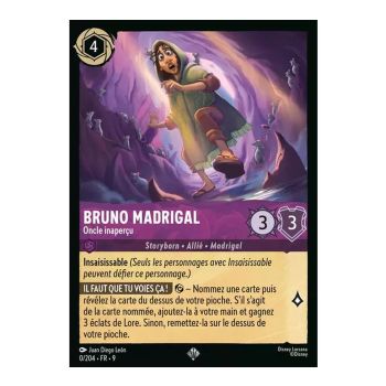 Bruno Madrigal, Uncle Without Notice - 0/204 - FAB - Fabulous - Super Rare - French