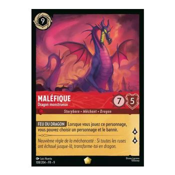 Item Maleficent, Monstrous Dragon - 108/204 - FAB - Fabulous - Brilliant - Premium - French