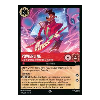 Item Powerline, The Biggest Rockstar on the Planet - 110/204 - FAB - Fabulous - Brilliant - Premium - French