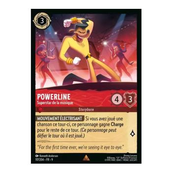 Item Powerline, Music Superstar - 117/204 - FAB - Fabulous - Brilliant - Premium - French