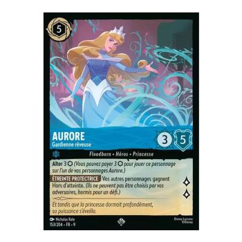 Item Aurora, Dreaming Guardian - 153/204 - FAB - Fabulous - Super Rare - French