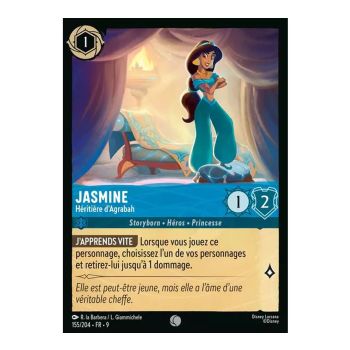 Item Jasmine, Heiress of Agrabah - 155/204 - FAB - Fabulous - Common - French