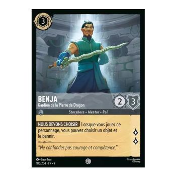 Item Benja, Guardian of the Dragon Stone - 180/204 - FAB - Fabulous - Common - French