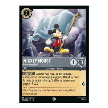 Item Mickey Mouse, Standard Bearer - 185/204 - FAB - Fabulous - Brilliant - Premium - French