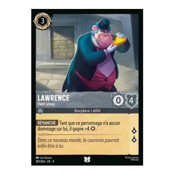 Item Lawrence, Jealous Valet - 187/204 - FAB - Fabulous - Uncommon - French