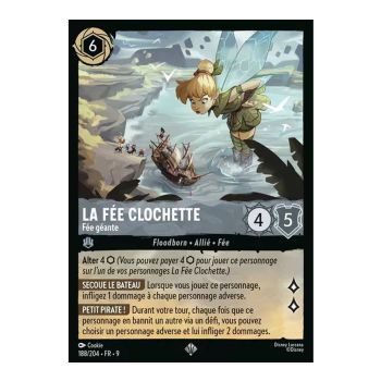 Item Tinker Bell, Giant Fairy - 188/204 - FAB - Fabulous - Brilliant - Premium - French