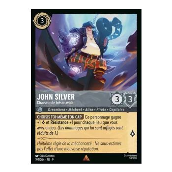 Item John Silver, Greedy Treasure Hunter - 192/204 - FAB - Fabulous - Rare - French