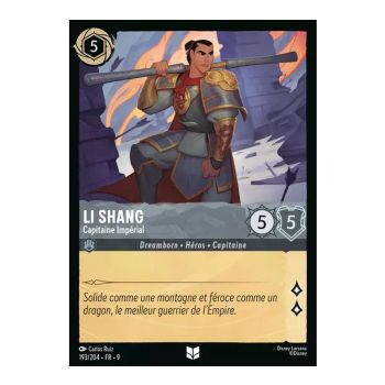 Item Li Shang, Imperial Captain - 193/204 - FAB - Fabulous - Brilliant - Premium - French
