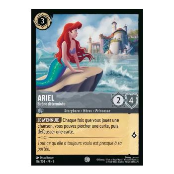 Item Ariel, Determined Mermaid - 196/204 - FAB - Fabulous - Common - French