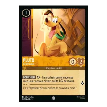 Item Pluto, Gentle Dog - 21/204 - FAB - Fabulous - Common - French