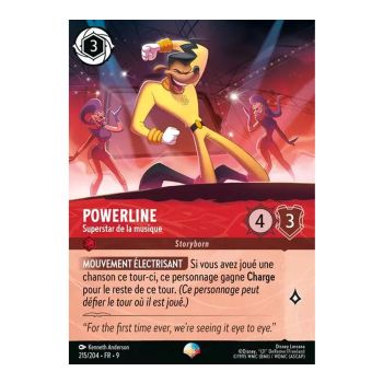 Item Powerline, Music Superstar - 215/204 - FAB - Fabulous - Epic - French
