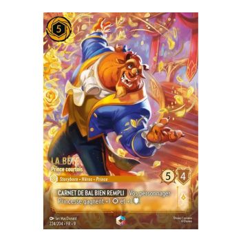 Item The Beast, Courteous Prince - 224/204 - FAB - Fabulous - Enchanted - French