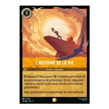 Item The Story of Life - 26/204 - FAB - Fabulous - Legendary - French