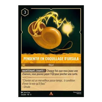 Item Ursula Shell Pendant - 33/204 - FAB - Fabulous - Rare - French