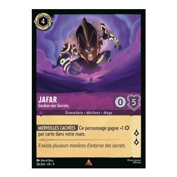 Item Jafar, Keeper of Secrets - 38/204 - FAB - Fabulous - Rare - French