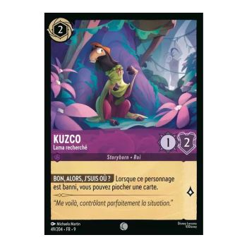 Item Kuzco, Wanted Llama - 49/204 - FAB - Fabulous - Common - French