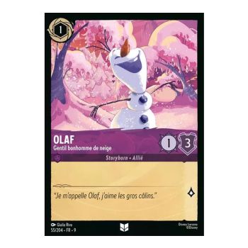 Item Olaf, the Friendly Snowman - 55/204 - FAB - Fabulous - Brilliant - Premium - French