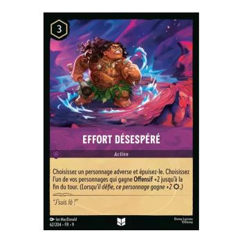 Item Desperate Effort - 62/204 - FAB - Fabulous - Brilliant - Premium - French