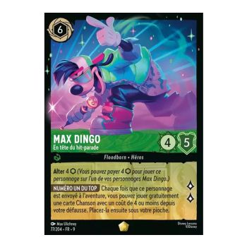 Item Max Dingo, Top of the charts - 77/204 - FAB - Fabulous - Legendary - French