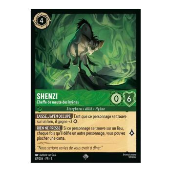 Item Shenzi, Hyena Pack Leader - 87/204 - FAB - Fabulous - Super Rare - French