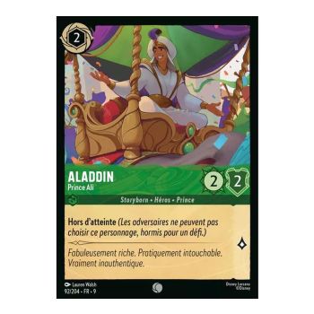 Item Aladdin, Prince Ali - 92/204 - FAB - Fabulous - Brilliant - Premium - French
