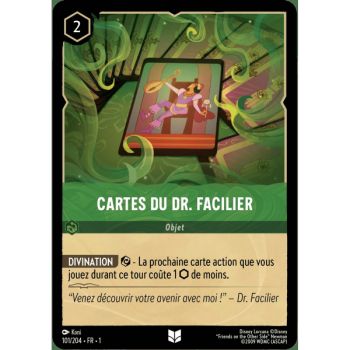 Item Dr. Facilier Cards - 101/204 - FC - First Chapter - Brilliant - Premium - French